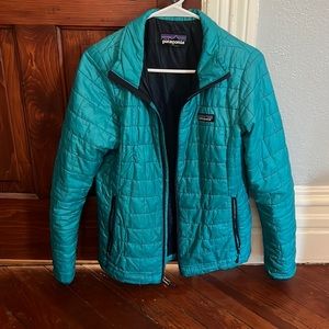 Teal Patagonia jacket